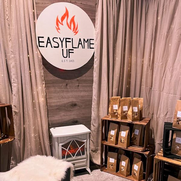 Easyflame UF:s monter på UF-mässan 2025.